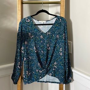 Loft floral blouse